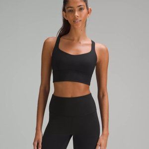 Black Lululemon Free to Be Longline Bra - Like New
